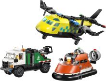 LEGO® City 60505 Repülőgép, emelőkosaras kocsi és légpárnás jármű remix (2)
