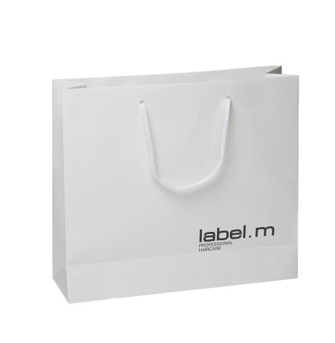 label.m  papírtáska fehér Unisex