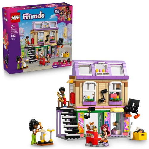 LEGO® Friends 42653 Hangszerbolt és lakás