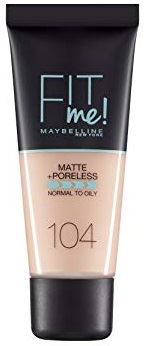Maybelline Fit Me! mattító make-up normál és zsíros bőrre 30 ml