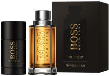 Hugo Boss Boss The Scent ajándék szett férfiaknak Eau de Toilette 100 ml + stift dezodor 75 ml