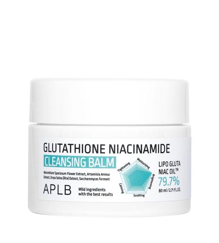 APLB Glutathione Niacinamide Cleansing Balm hidratáló-fényesítő sminkeltávolító balzsam 80 ml