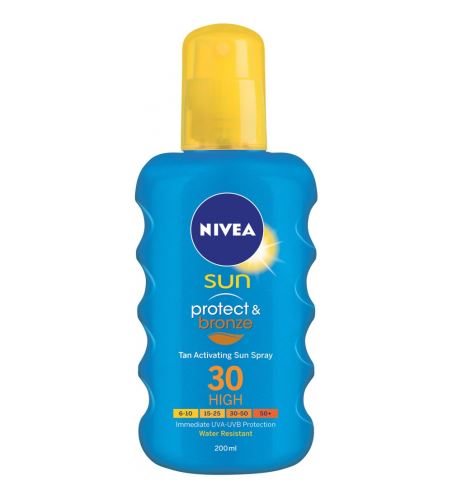 Nivea Sun Protect & Bronze napozó spray SPF 30 200 ml