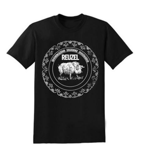 REUZEL Classic Logo T-Shirt Black férfi póló XL
