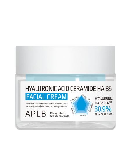 APLB Hyaluronic Acid Ceramide Ha B5 Facial Cream hidratáló bőrkrém 55 ml