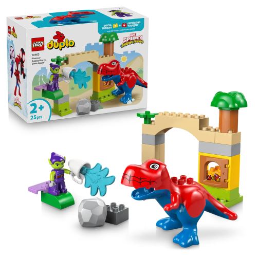 LEGO® DUPLO® 10463 Dinoszaurusz Spidey-Rex vs. Zöld Manó