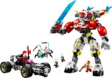 LEGO® DREAMZzz™ 71497 Cooper tigrisrobotja és Zero hot rod autója (2)