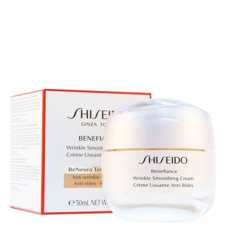 Shiseido Benefiance bőrápoló krém a ráncok simítására 50 ml