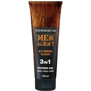 Dermacol Men Agent Extreme Clean 3in1 tusfürdő gél férfiaknak 250 ml