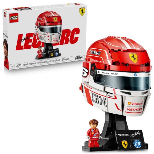 LEGO® Editions Scuderia Ferrari HP Charles Leclerc sisakja, 43014