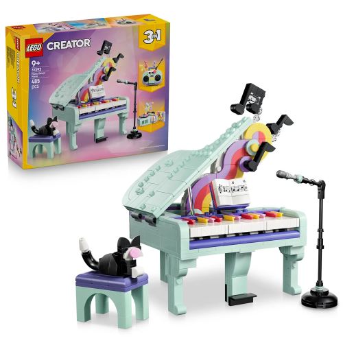 LEGO® Creator 3 az 1-ben Zenés dekoráció cicával 31392