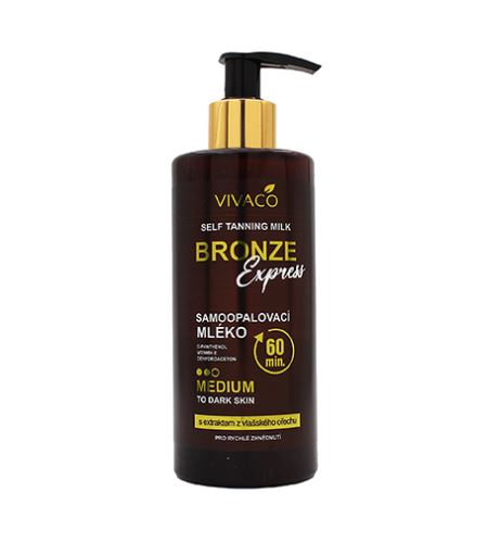 Vivaco Bronze Express Közepes önbarnító testápoló 300 ml