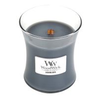 WoodWick Evening Onyx illatos gyertya fa kanóccal 275 g