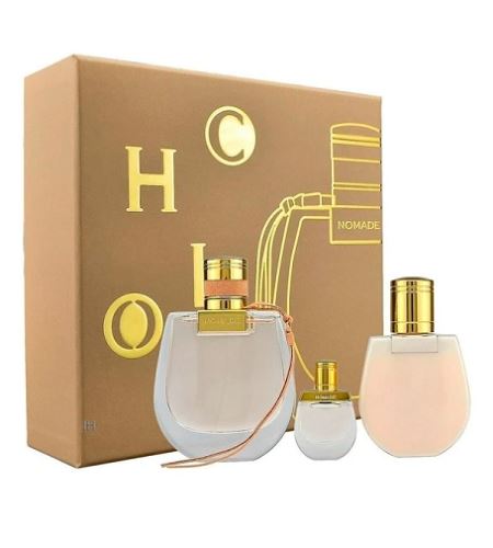 Chloé Nomade ajándék szett nőknek Eau de Parfum 75 ml + Eau de Parfum 5 ml + testápoló tej 100 ml