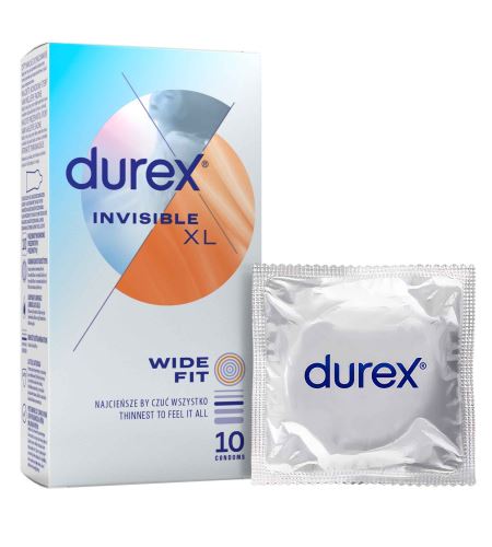 Durex Invisible XL óvszerek 10 db