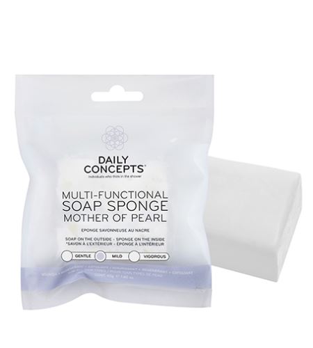 Daily Concepts Mother Of Pearl Multi-Functional Soap Sponge multifunkcionális szappanos szivacs 45 g