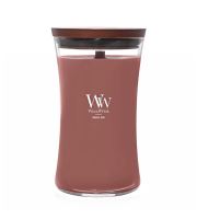 WoodWick Rouge Oud illatos gyertya fa kanóccal 609,5 g