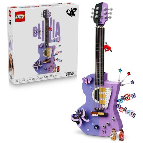 LEGO® Editions Olivia Rodrigo kettős stílusú gitárja 43031