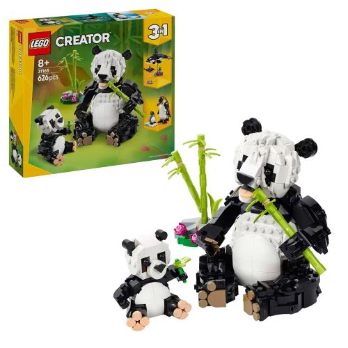 LEGO® Creator 3 v 1 31165 Vadállatok: Pandacsalád