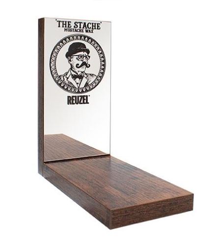 REUZEL "The Stache" Mustache Wax Display állvány