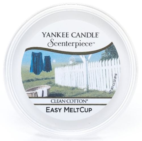 Yankee Candle Scenterpiece wax Clean Cotton illatos viasz 61 g