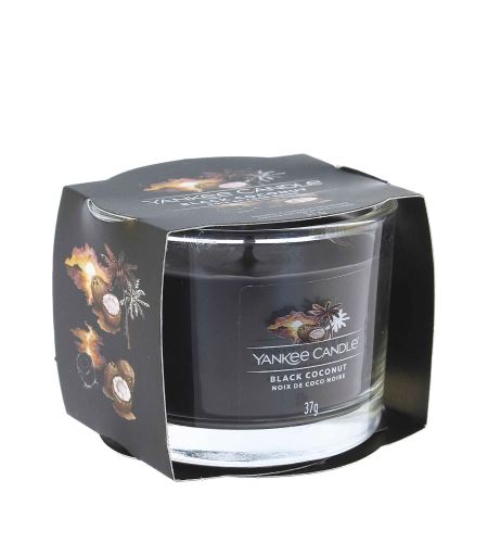 Yankee Candle Black Coconut votív gyertya üvegben 37 g