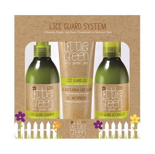 Little Green LICE Guard System Box fejtetű megelőző termékcsomag Gyermekeknek 240 ml+240 ml+125 ml