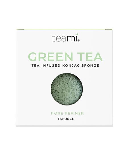 Teami Green Tea Tea Infused Konjac Sponge arclemosó szivacs