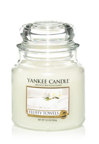 Yankee Candle Fluffy Towels illatos gyertya 411 g