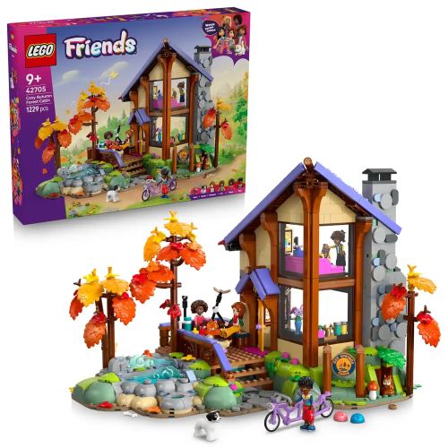LEGO® Friends Otthonos kabin az őszi erdőben, építőjáték 42705