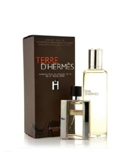 Hermes Terre d'Hermes ajándék szett férfiaknak Eau de Toilette 30 ml + Eau de Toilette náplň 125 ml