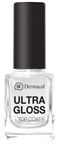 Dermacol Ultra Gloss Top Coat fedőlakk a körmökre nőknek 11 ml Nadlak na nehty