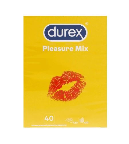 Durex Pleasure Mix óvszerek 40 db