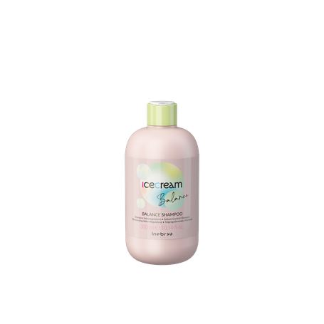 INEBRYA Ice Cream Balance Balance Shampoo faggyúszabályozó sampon, zsírosodásra hajlamos bőrre és hajra