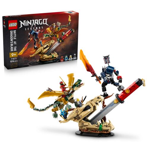 LEGO® NINJAGO® Összecsapás a Sárkány Kardjánál kiállítható készlet 71871