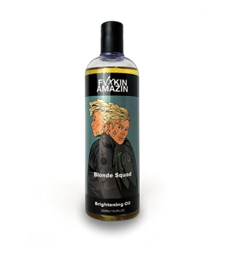 Fvxkin Amazin Blonde Squad Brightening Oil PowerPlex tartalmú szőkítő olaj 500 ml