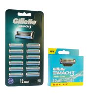 Gillette Mach3 tartalék pengék férfiaknak 12 db