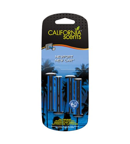California Scents Vent Stick Newport New Car illat autóba 4 db