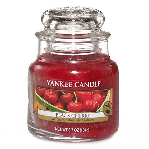 Yankee Candle Black Cherry illatos gyertya 104 g