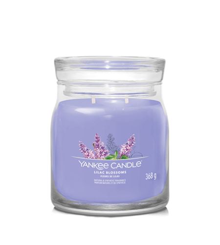 Yankee Candle Lilac Blossoms signature gyertya közepes 368 g