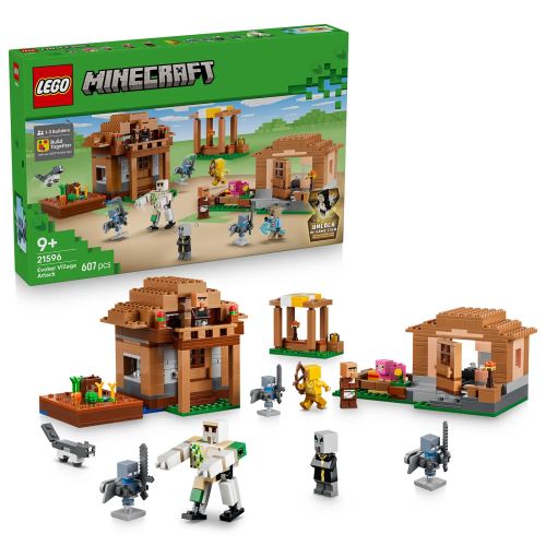 LEGO® Minecraft® Idézőtámadás a faluban játékkészlet 21596