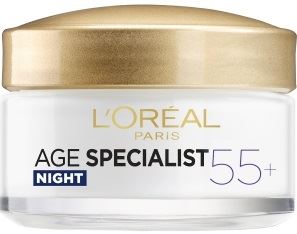 L'Oréal Paris Age Specialist 55+  éjszakai krém ráncok ellen   50 ml