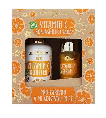 Purity Vision Bio Vitamin C fényesítő szett booster 100 ml + sérum 30 ml