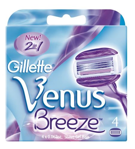 Gillette Venus Breeze tartalék pengék 4 db Nőknek