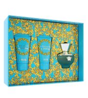 Versace Dylan Turquoise ajándék szett nőknek Eau de Toilette 50 ml + tusfürdő gél 50 ml + testápoló tej 50 ml