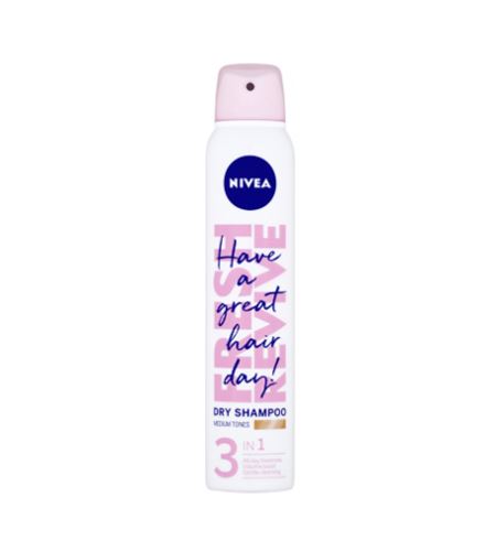 Nivea Fresh Revive száraz sampon világos hajra 200 ml Medium Tones