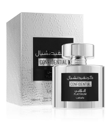 Lattafa Confidential Platinum Eau de Parfum férfiaknak 100 ml