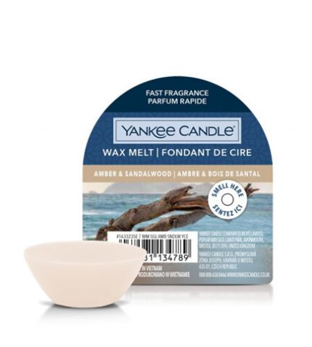 Yankee Candle Amber & Sandalwood illatos viasz 22 g